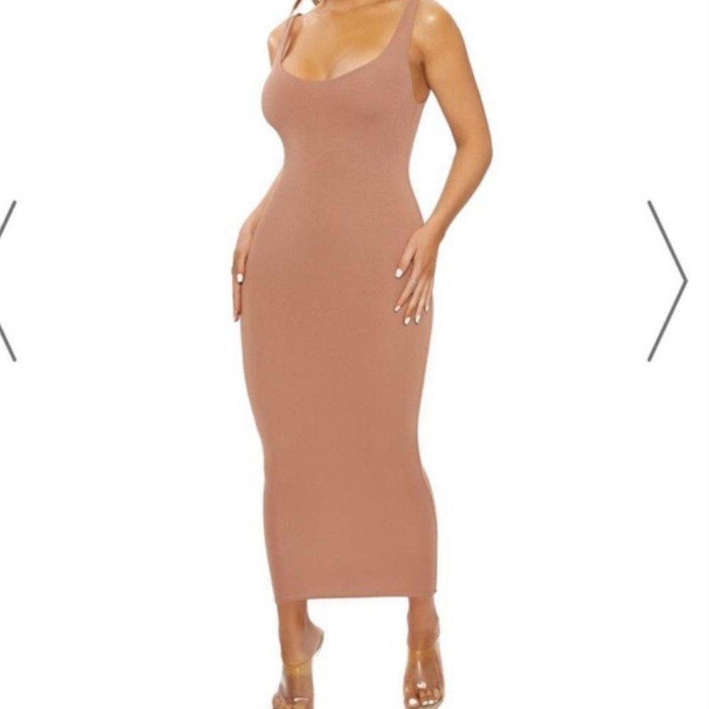 Naked Wardrobe Hourglass Midi Dress